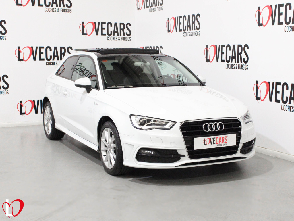 AUDI A3 1.6 TDI ADRENALIN SLINE TECHO 110 de segunda mano