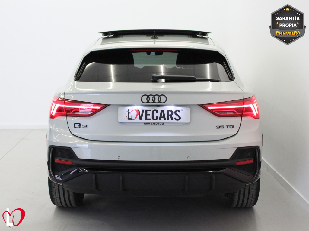 AUDI Q3 SPORTBACK 35 TDI S TRONIC BLACK LINE 150 TECHO de segunda mano