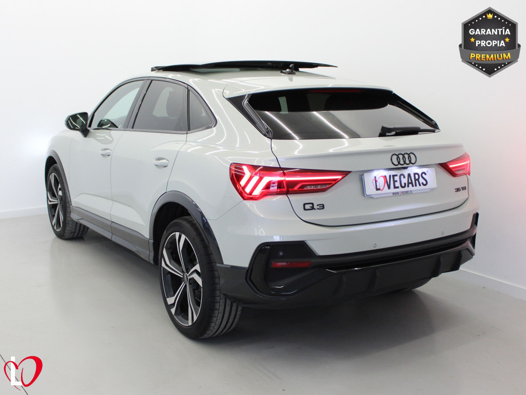 AUDI Q3 SPORTBACK 35 TDI S TRONIC BLACK LINE 150 TECHO de segunda mano