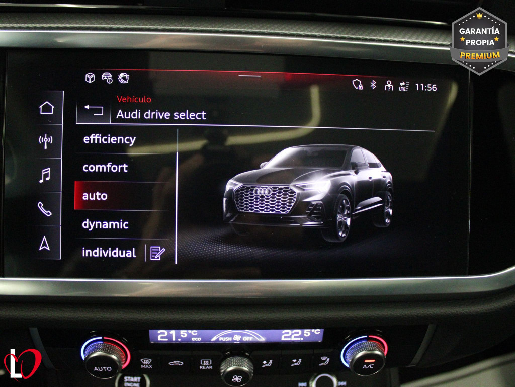 AUDI Q3 SPORTBACK 35 TDI S TRONIC BLACK LINE 150 TECHO de segunda mano