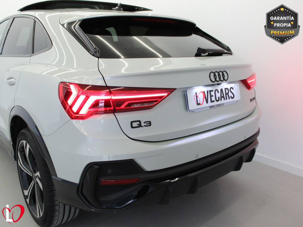AUDI Q3 SPORTBACK 35 TDI S TRONIC BLACK LINE 150 TECHO de segunda mano