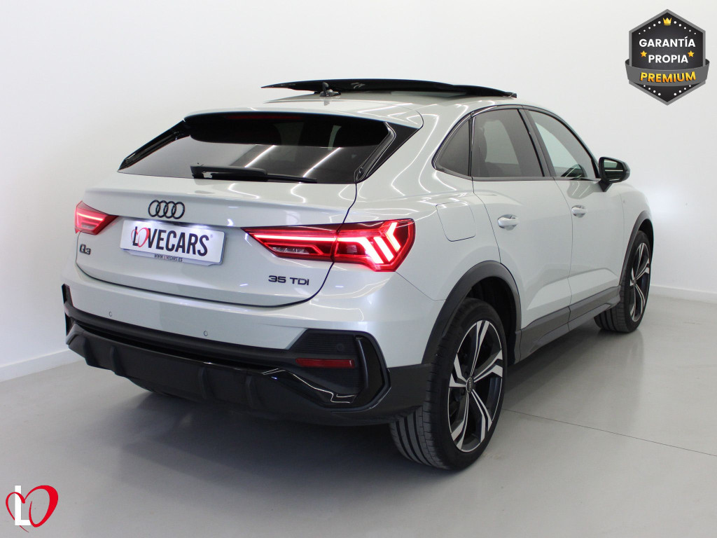 AUDI Q3 SPORTBACK 35 TDI S TRONIC BLACK LINE 150 TECHO de segunda mano
