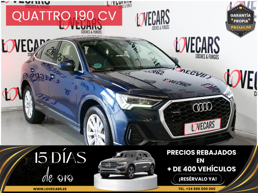 AUDI Q3 SPORTBACK 40 TDI S TRONIC ADVANCED QUATTRO 190 de segunda mano