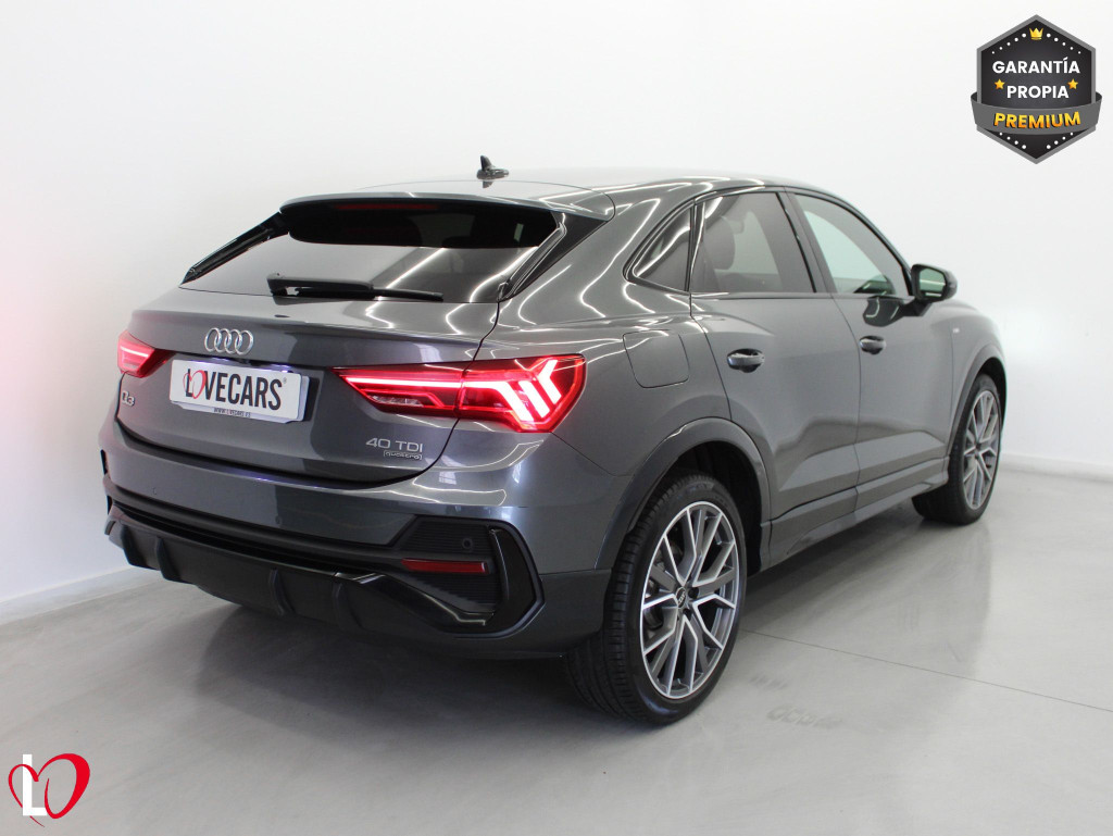 AUDI Q3 SPORTBACK 40 TDI S TRONIC BLACK LINE QUATTRO 200 de segunda mano
