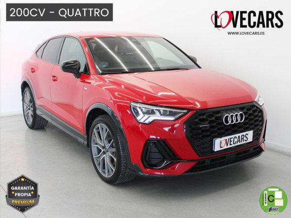 AUDI Q3 SPORTBACK 40 TDI S TRONIC BLACK LINE QUATTRO 200 de segunda mano