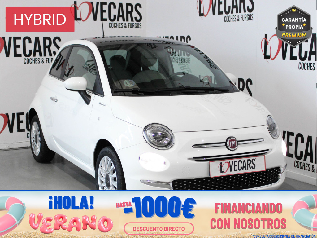 FIAT 500 1.0 DOLCEVITA HYDRID 6 VEL 70 de segunda mano