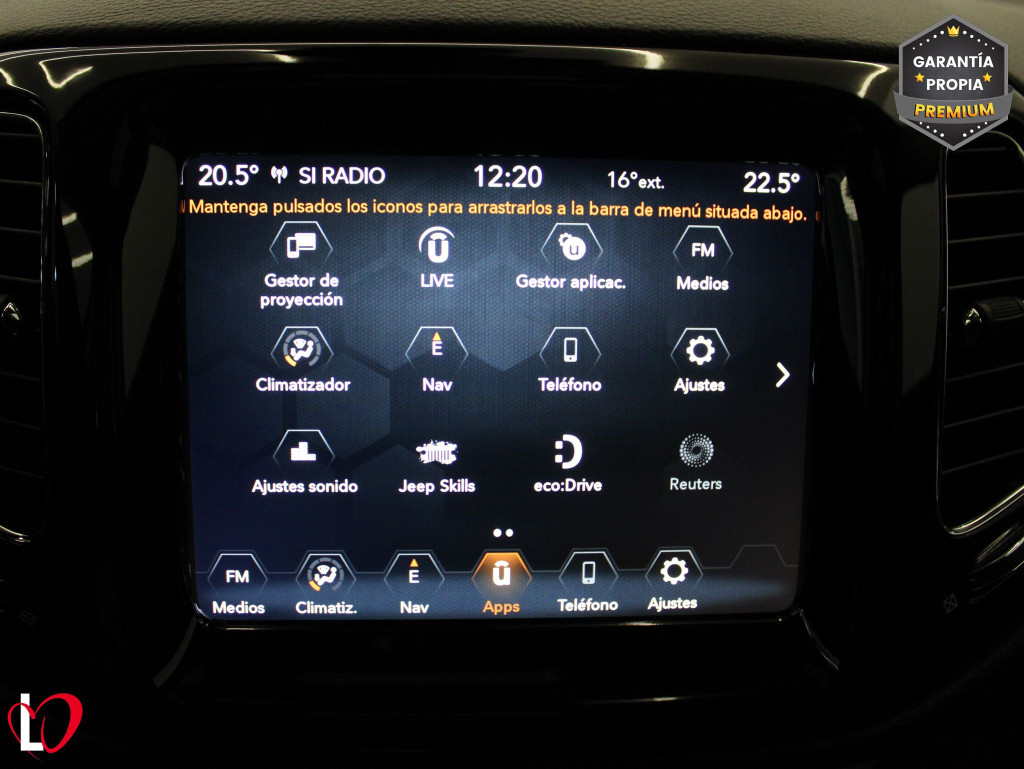 JEEP COMPASS 1.4 MAIR LIMITED 140 de segunda mano