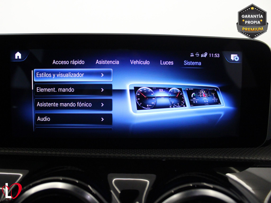 MERCEDES CLASE A 200 D AMG Line + PAQUETE ADVANTAGE 150 de segunda mano