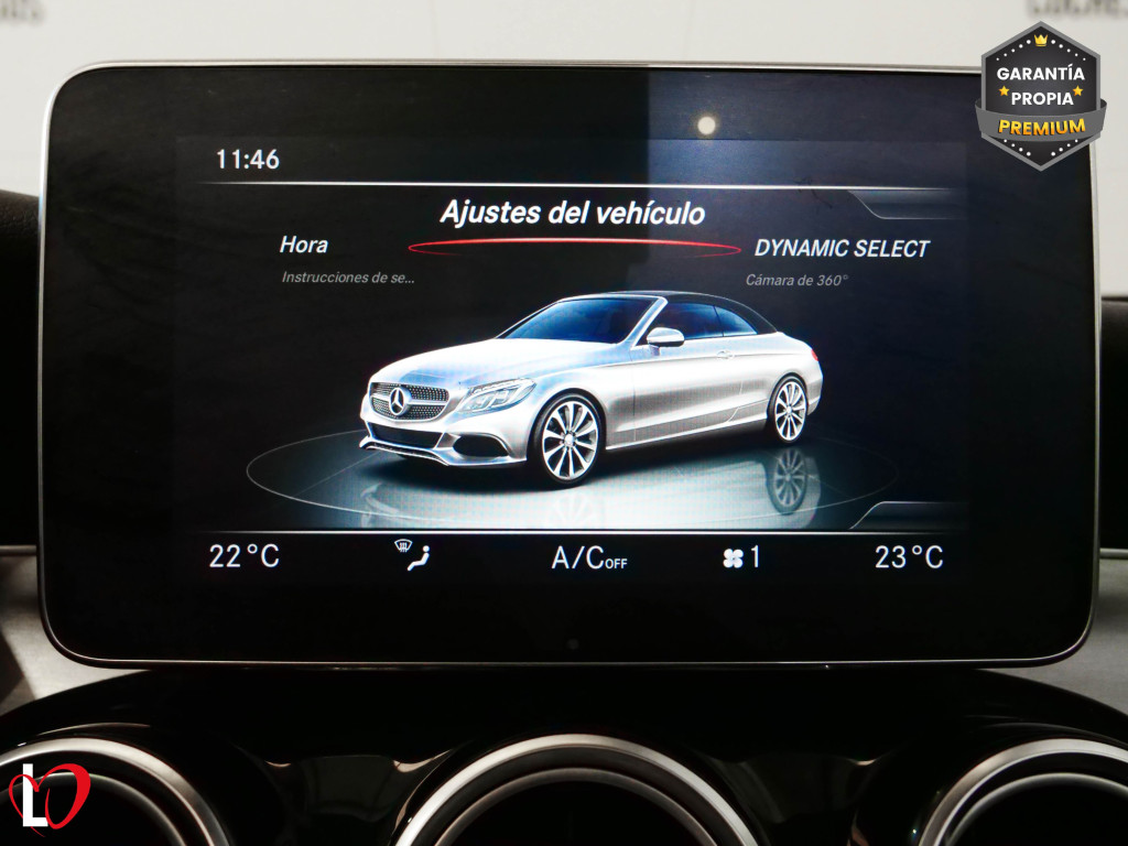 MERCEDES CLASE C 220 CDI ATOMÁTICO CABRIO AMG 170CV de segunda mano