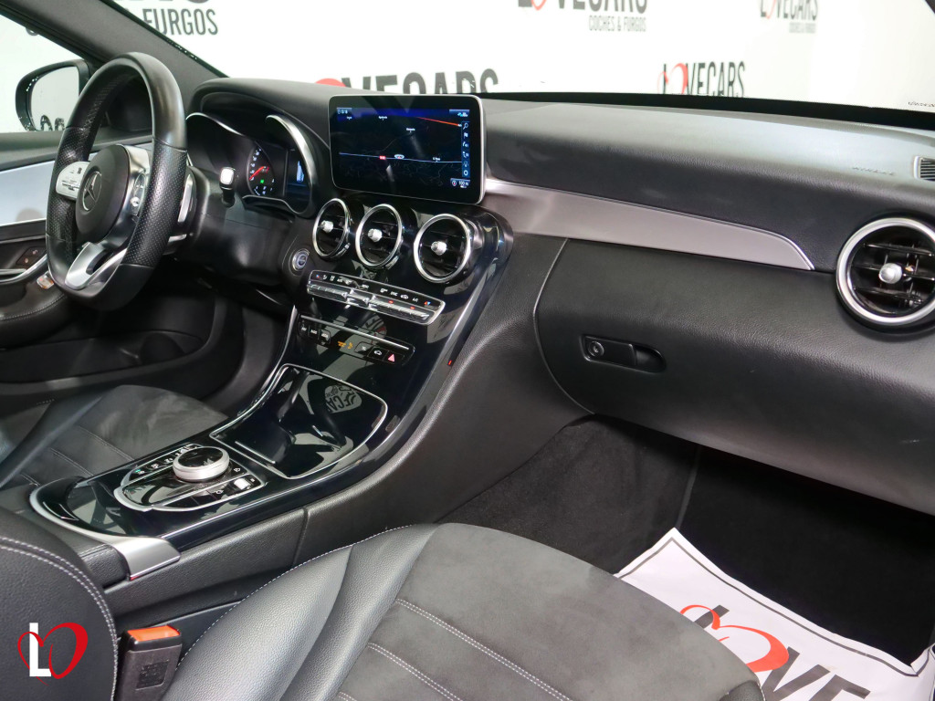 MERCEDES CLASE C FAMILIAR 200 D 9G-TRONIC AMG TECHO 160 de segunda mano