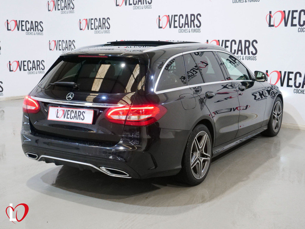 MERCEDES CLASE C FAMILIAR 200 D 9G-TRONIC AMG TECHO 160 de segunda mano
