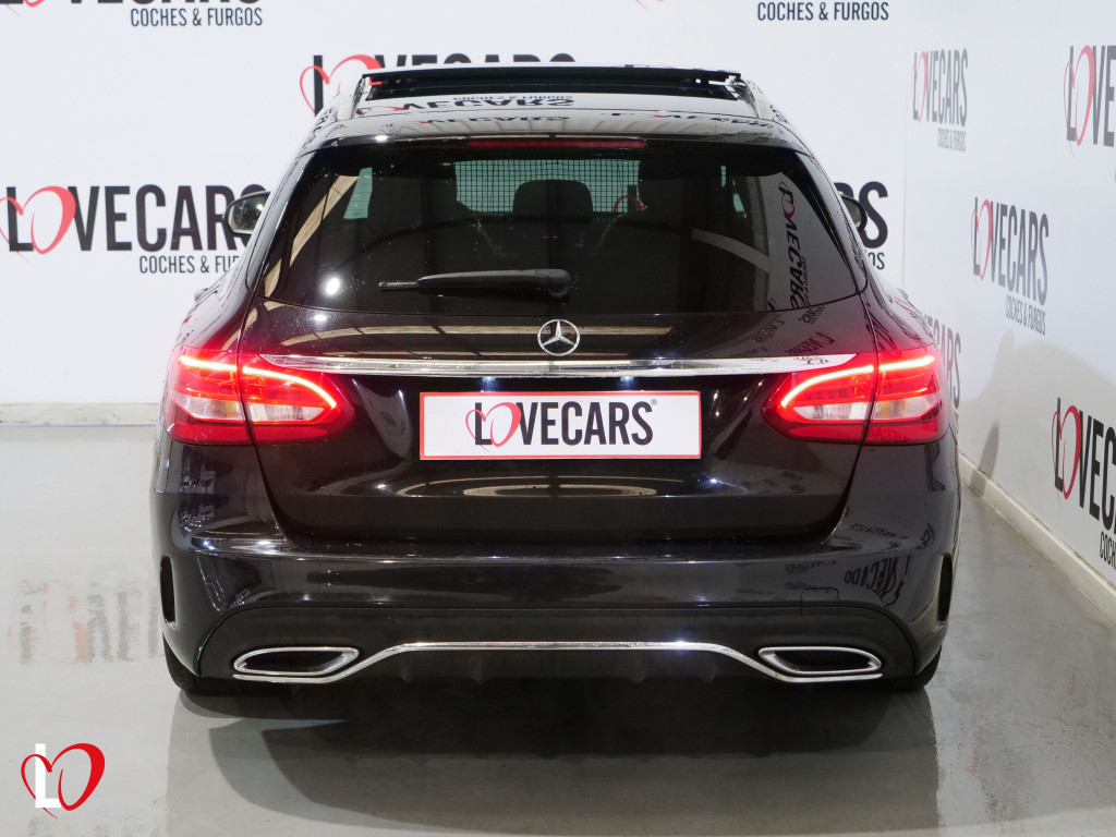 MERCEDES CLASE C FAMILIAR 200 D 9G-TRONIC AMG TECHO 160 de segunda mano