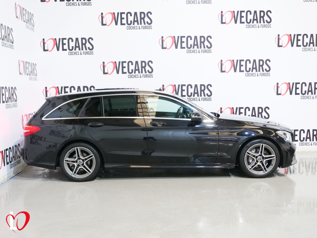 MERCEDES CLASE C FAMILIAR 200 D 9G-TRONIC AMG TECHO 160 de segunda mano