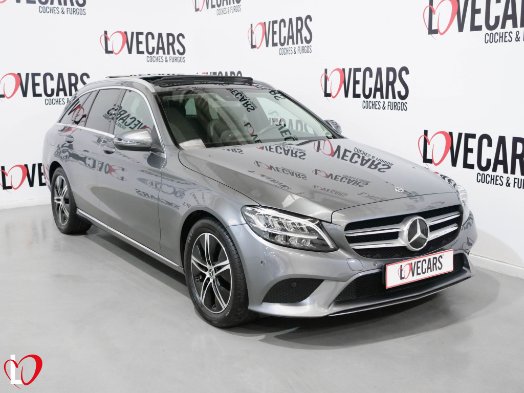 MERCEDES CLASE C FAMILIAR 200 D AVANTGARDE TECHO 160 de segunda mano