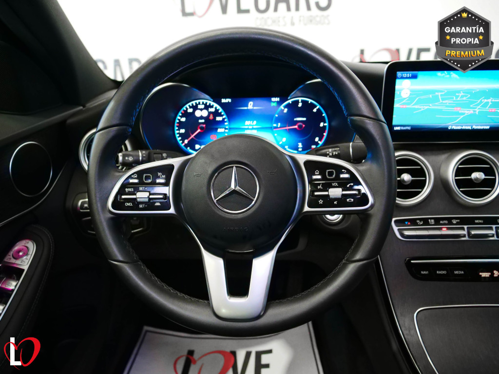 MERCEDES CLASE C FAMILIAR 220D AVANTGARDE TECHO 195 de segunda mano
