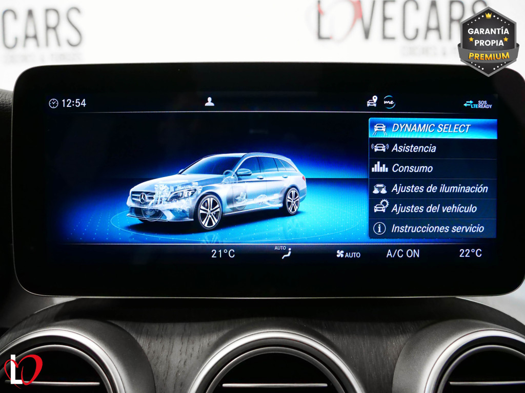 MERCEDES CLASE C FAMILIAR 220D AVANTGARDE TECHO 195 de segunda mano