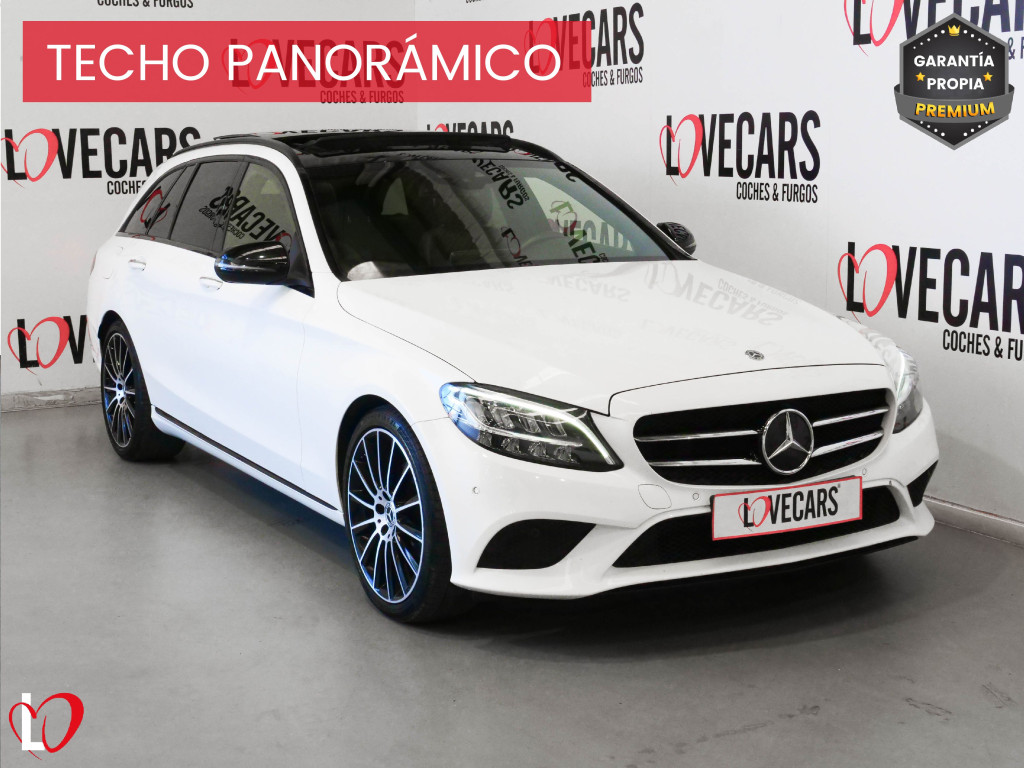 MERCEDES CLASE C FAMILIAR 220D AVANTGARDE TECHO 195 de segunda mano