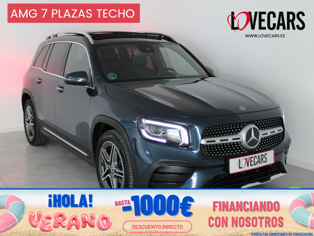 MERCEDES GLB 200 D DCT AMG LINE 7 PLAZAS TECHO de segunda mano
