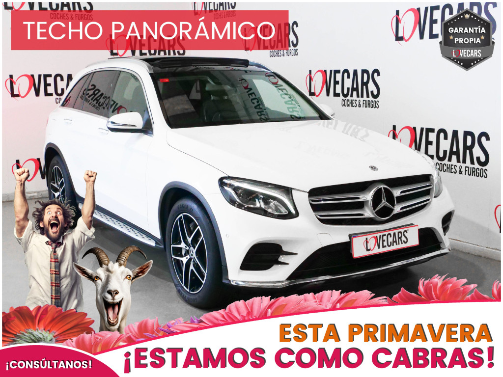 MERCEDES GLC 220 D 4MATIC AMG TECHO PANORÁMICO 170 de segunda mano