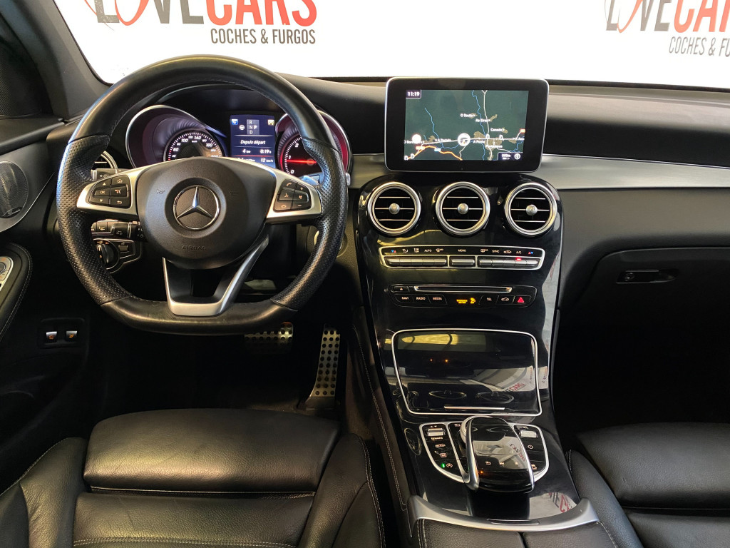 MERCEDES GLC COUPE 250 D 4MATIC AMG TECHO 205CV de segunda mano