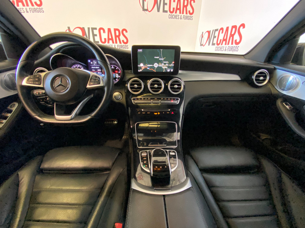 MERCEDES GLC COUPE 250 D 4MATIC AMG TECHO 205CV de segunda mano