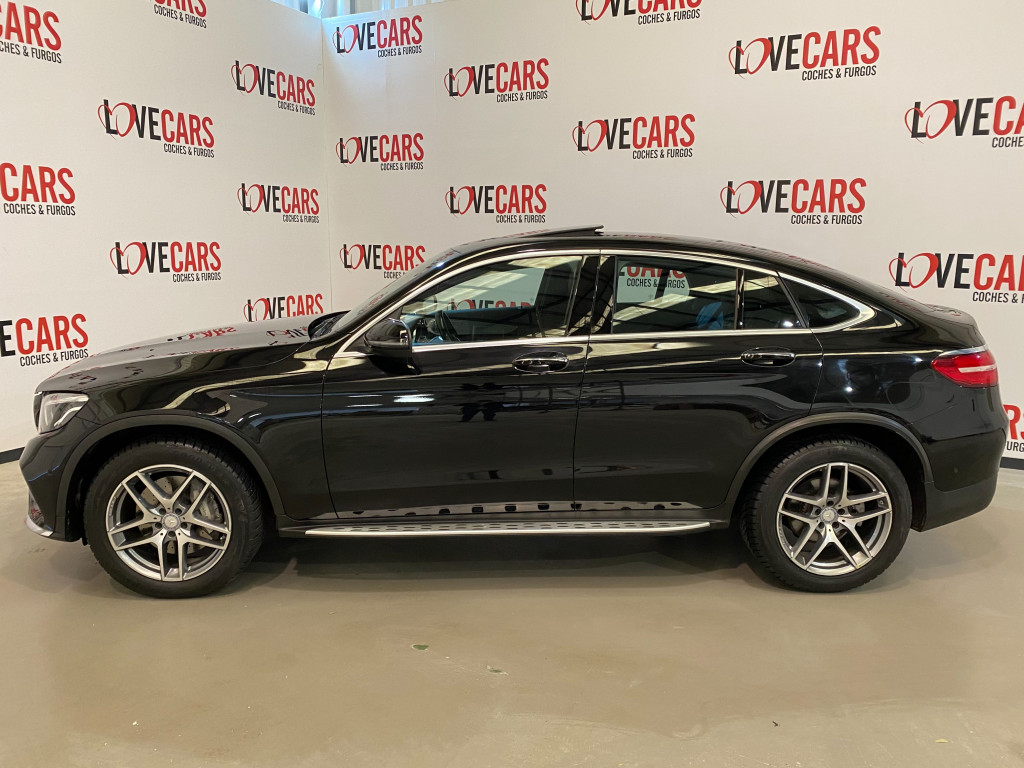 MERCEDES GLC COUPE 250 D 4MATIC AMG TECHO 205CV de segunda mano