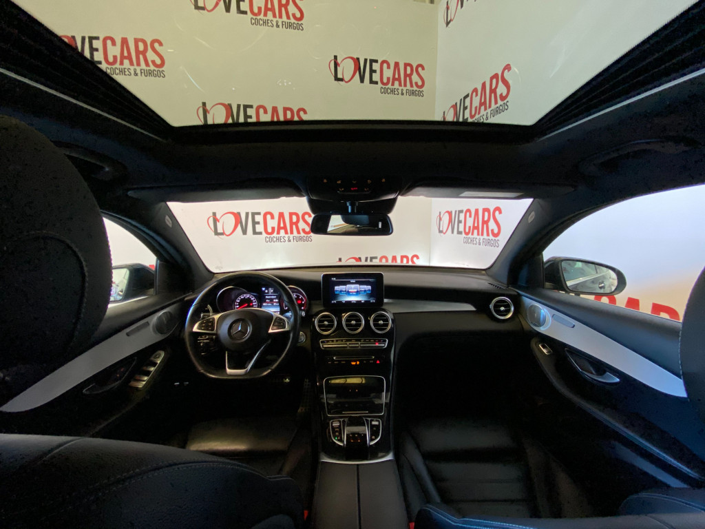 MERCEDES GLC COUPE 250 D 4MATIC AMG TECHO 205CV de segunda mano