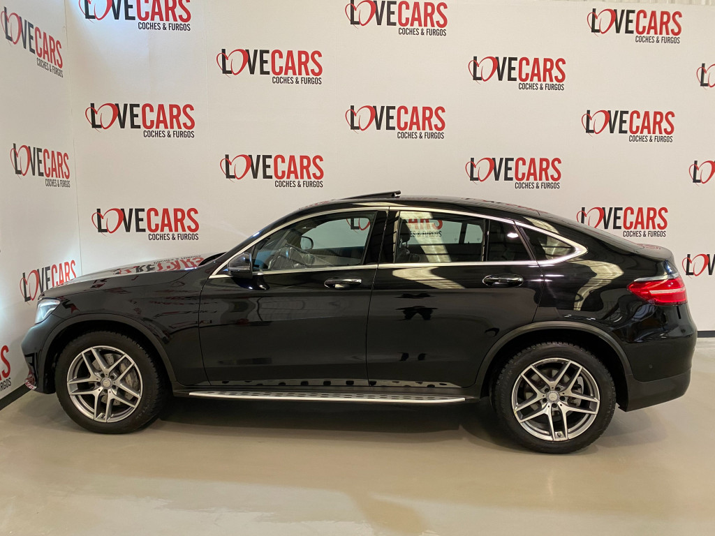 MERCEDES GLC COUPE 250 D 4MATIC AMG TECHO 205CV de segunda mano