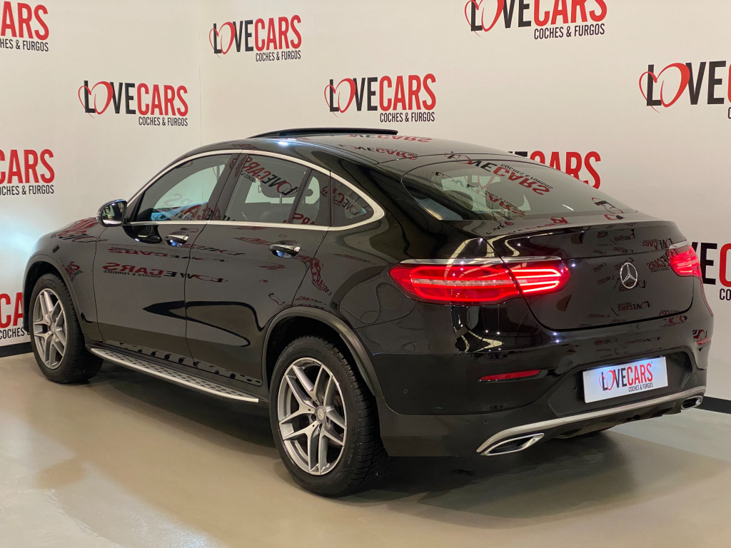 MERCEDES GLC COUPE 250 D 4MATIC AMG TECHO 205CV de segunda mano