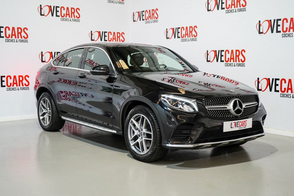 MERCEDES GLC COUPE 250 D PACK AMG 4MATIC TECHO 205 de segunda mano