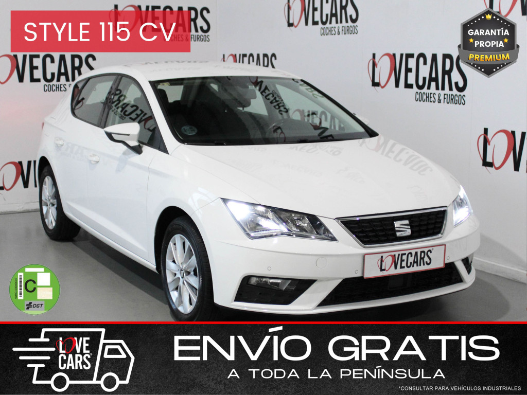 SEAT LEON 1.6 TDI S&S STYLE 115 de segunda mano