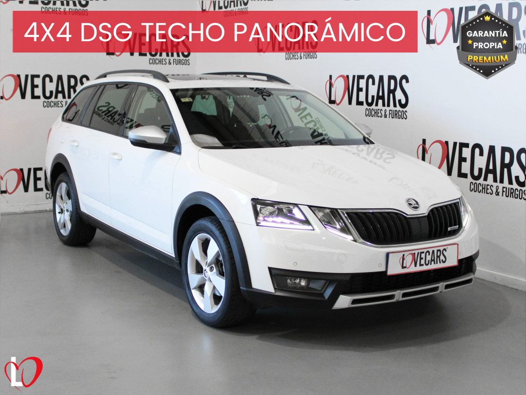 SKODA OCTAVIA SCOUT 2.0 TDI DSG 4X4 SCOUT 150 de segunda mano