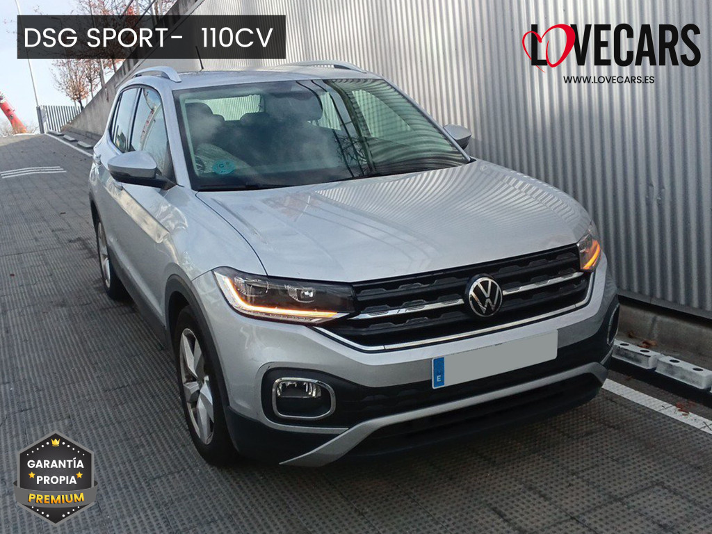 VOLKSWAGEN T-CROSS 1.0 TSI DSG SPORT 110 de segunda mano