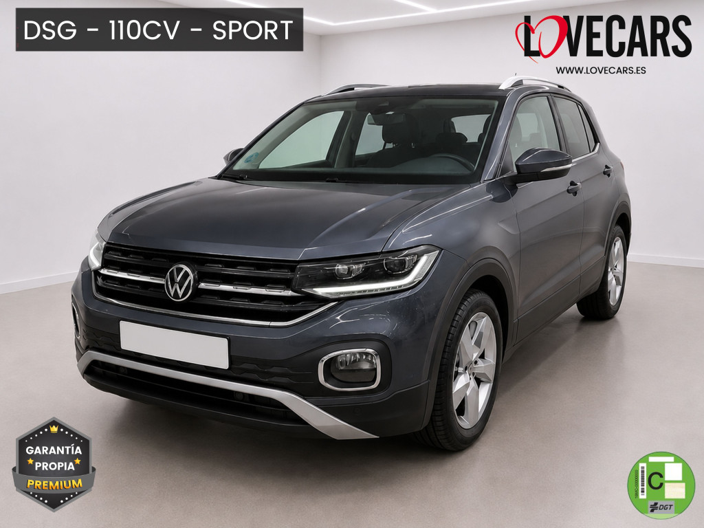 VOLKSWAGEN T-CROSS 1.0 TSI DSG SPORT 110 de segunda mano