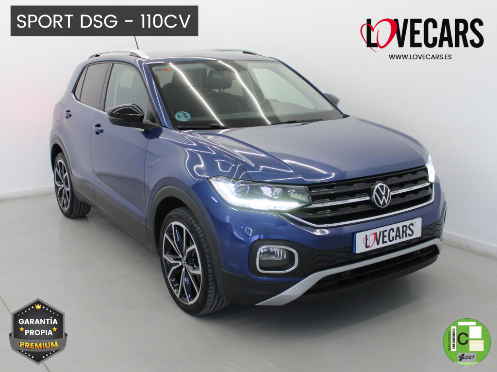 VOLKSWAGEN T-CROSS 1.0 TSI DSG7 SPORT 110 de segunda mano