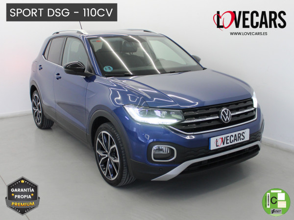 VOLKSWAGEN T-CROSS 1.0 TSI DSG7 SPORT 110 de segunda mano