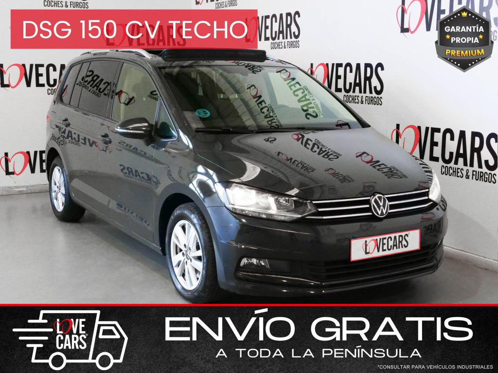 VOLKSWAGEN TOURAN 2.0 TDI DSG ADVANCE TECHO 150 de segunda mano