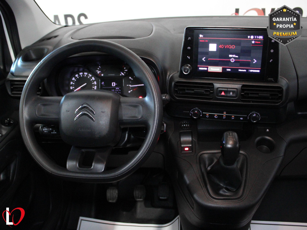 CITROEN BERLINGO BlueHDi 100 CLUB VAN 3 PLAZAS TALLA M de segunda mano