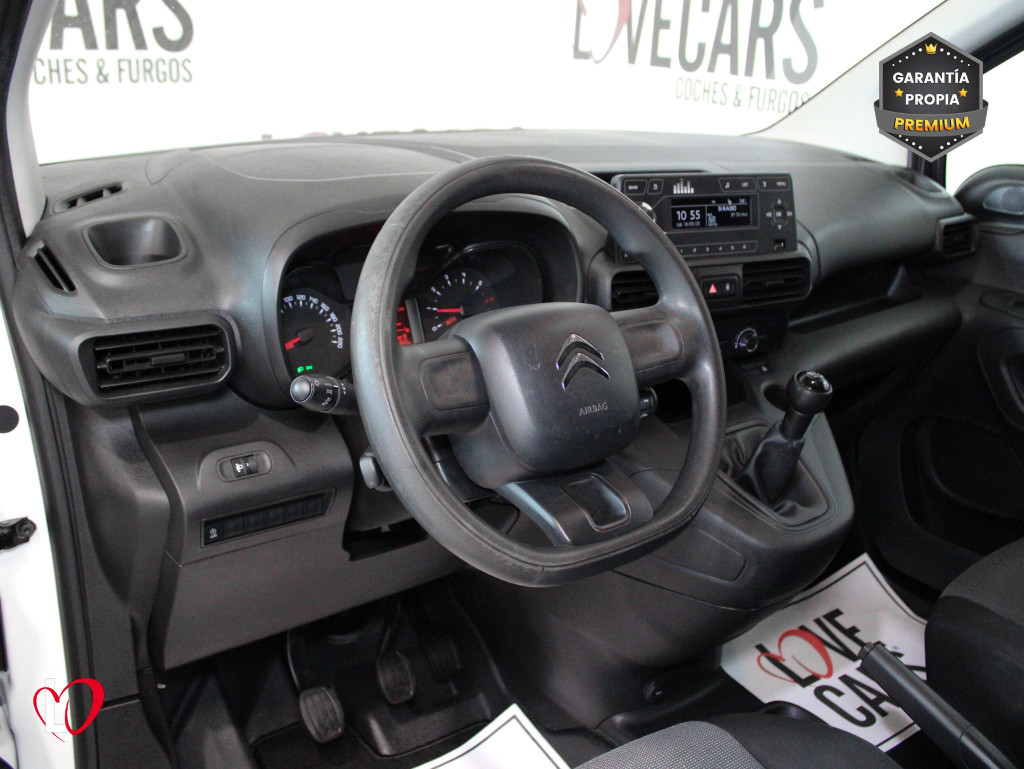 CITROEN BERLINGO BlueHDi 100 S&S TALLA M VAN CONTROL 100 de segunda mano