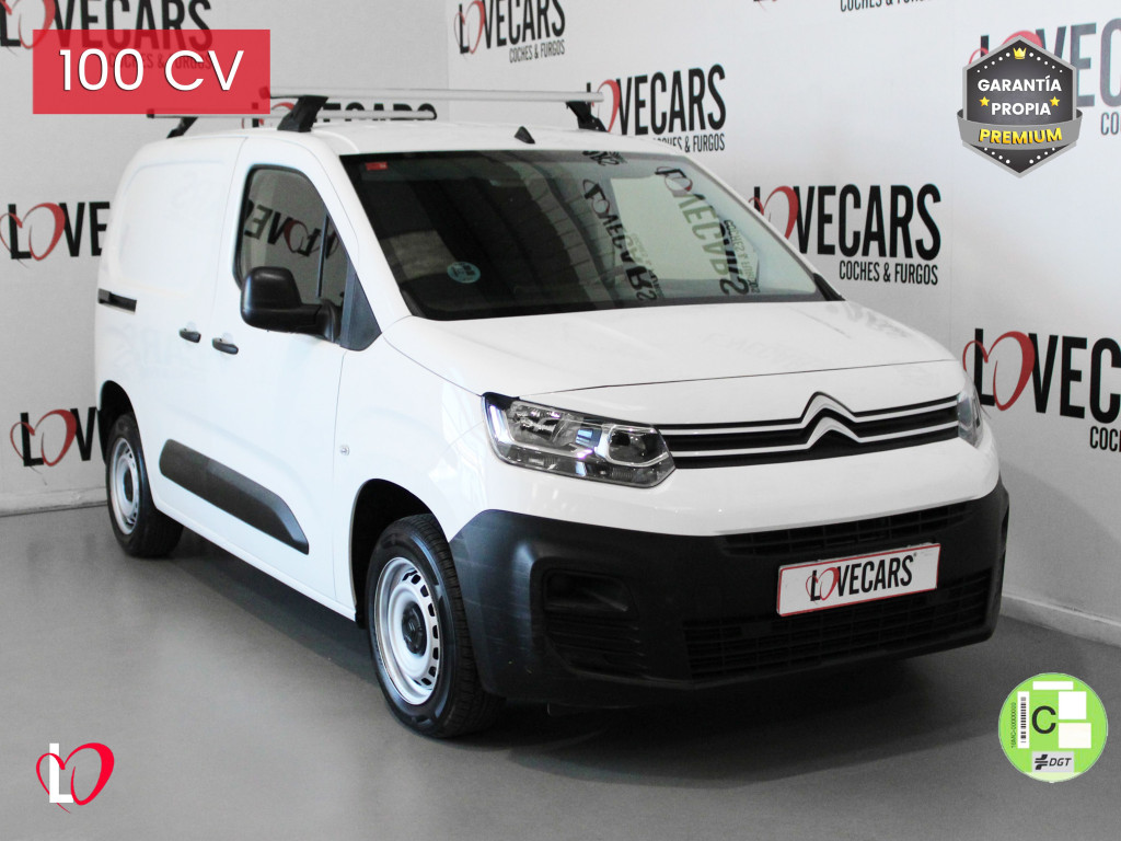 CITROEN BERLINGO BlueHDi 100 S&S TALLA M VAN CONTROL 100 de segunda mano