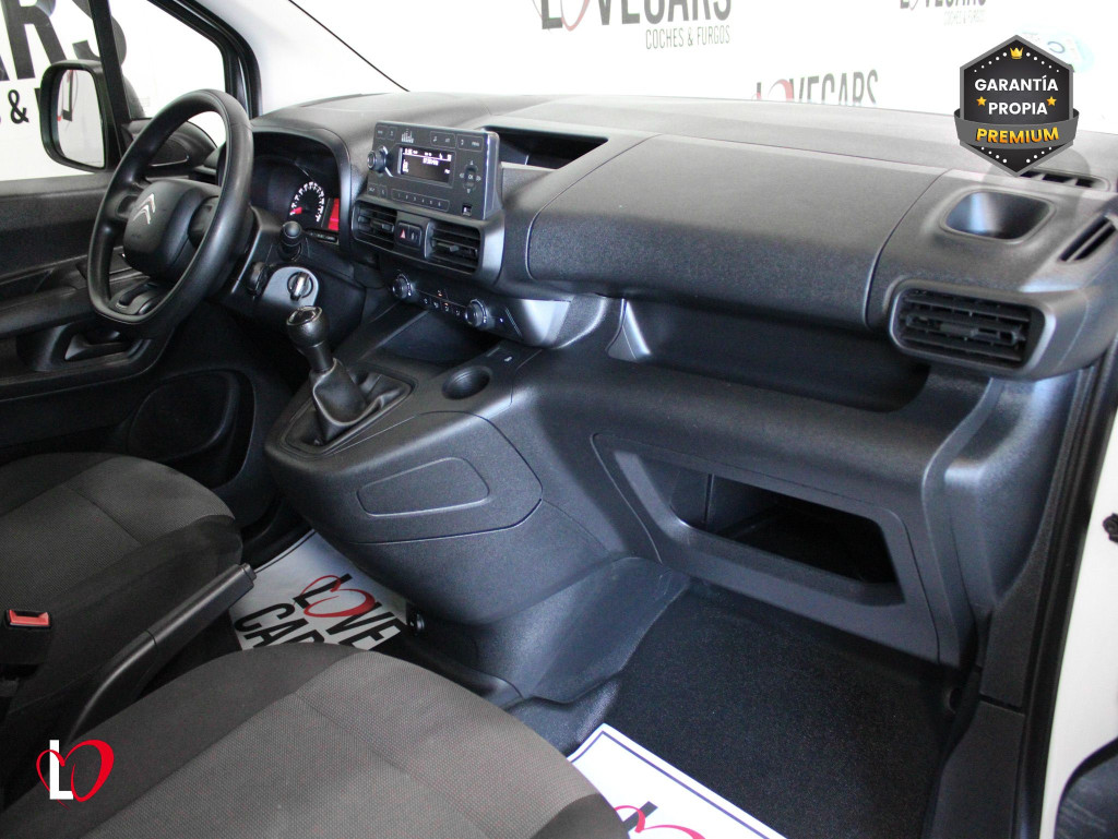 CITROEN BERLINGO BlueHDi 100 S&S TALLA M VAN CONTROL 100 de segunda mano