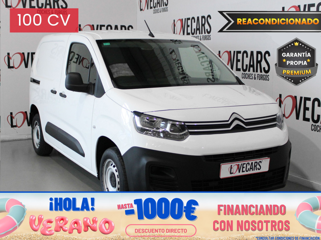 CITROEN BERLINGO BlueHDi 100 S&S TALLA M VAN CONTROL 100 de segunda mano