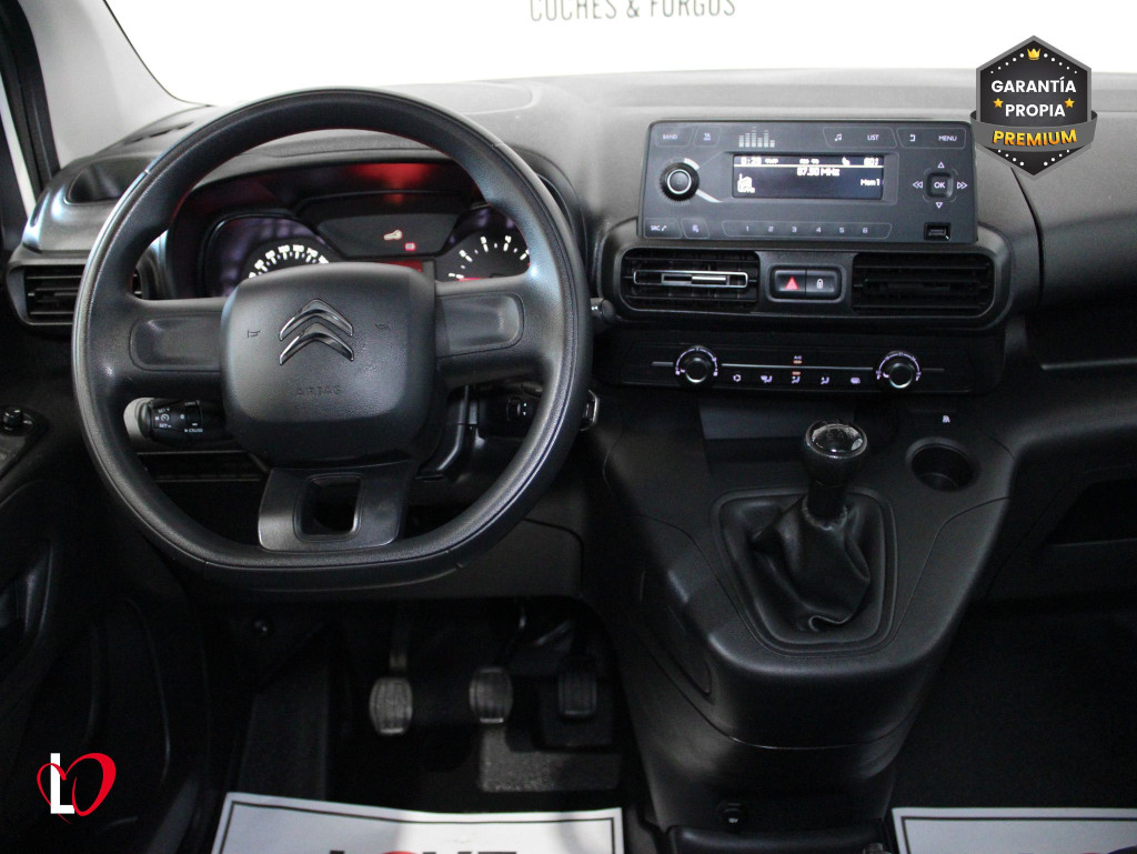 CITROEN BERLINGO BlueHDi 100 S&S TALLA M VAN CONTROL 100 de segunda mano