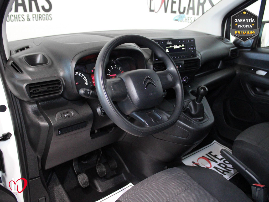 CITROEN BERLINGO BlueHDi 100 S&S TALLA M VAN CONTROL 100 de segunda mano