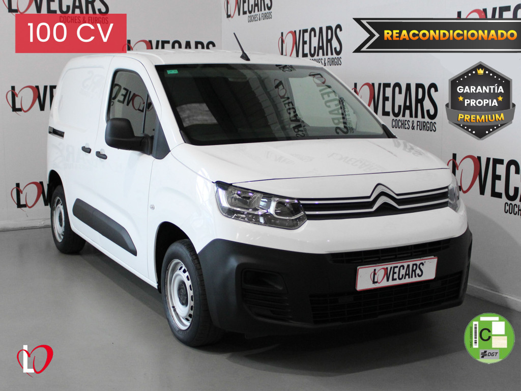 CITROEN BERLINGO BlueHDi 100 S&S TALLA M VAN CONTROL 100 de segunda mano