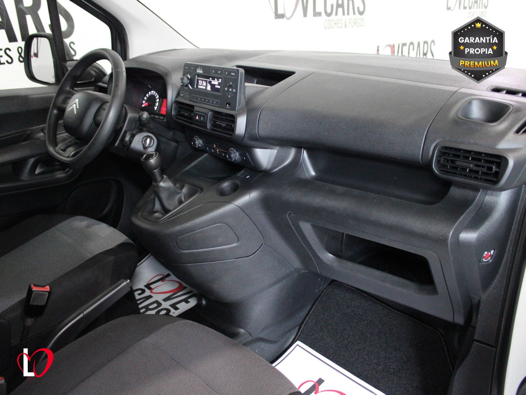 CITROEN BERLINGO BlueHDi 100 S&S TALLA M VAN CONTROL 100 de segunda mano