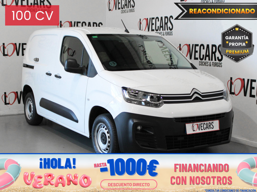 CITROEN BERLINGO BlueHDI FURGÓN CERRADO 100 de segunda mano