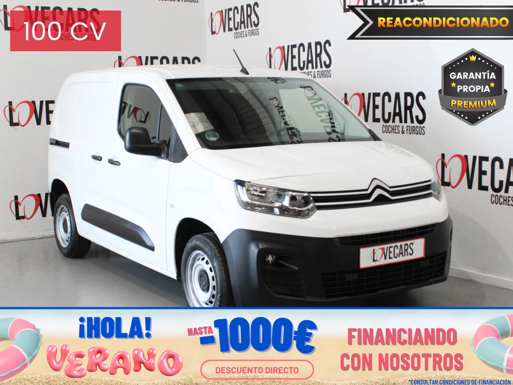 CITROEN BERLINGO BlueHDI FURGÓN CERRADO 100 de segunda mano