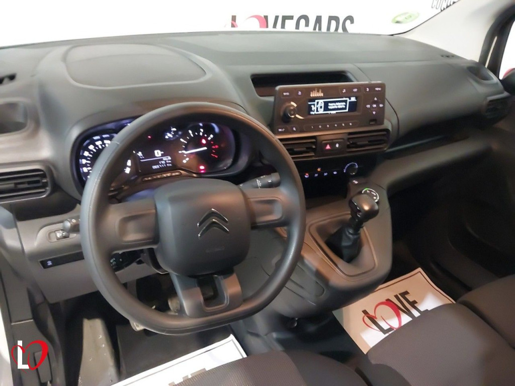 CITROEN BERLINGO BlueHDI FURGÓN CERRADO 3 PLAZAS 6 VEL 100 de segunda mano