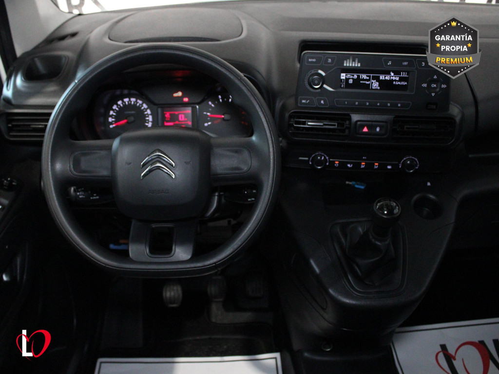 CITROEN BERLINGO BlueHDI VAN TALLA M CONTROL 75 de segunda mano